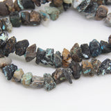 Natural Turquoise Tumbled Nugget Beads, Rough Quartz Cut Nugget Chips