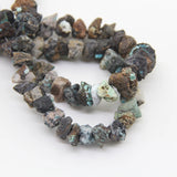 Natural Turquoise Tumbled Nugget Beads, Rough Quartz Cut Nugget Chips