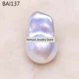 Natural Baroque Pearl Beads Keshi Loose No Hole DIY Jewelry