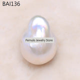 Natural Baroque Pearl Beads Keshi Loose No Hole DIY Jewelry