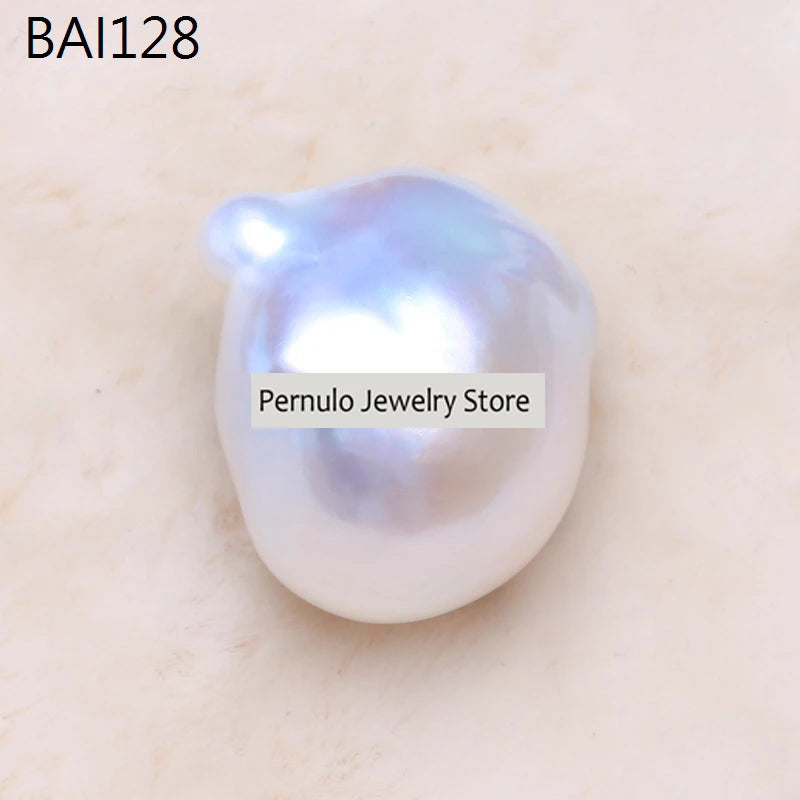 Natural Baroque Pearl Beads Keshi Loose No Hole DIY Jewelry