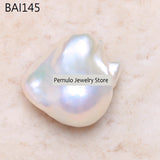 Natural Baroque Pearl Beads Keshi Loose No Hole DIY Jewelry