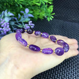 Natural Uruguay Amethyst Nugget Beads Bracelet Energy Reiki Healing Crystal