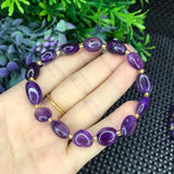 Natural Uruguay Amethyst Nugget Beads Bracelet Energy Reiki Healing Crystal