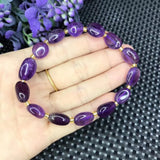 Natural Uruguay Amethyst Nugget Beads Bracelet Energy Reiki Healing Crystal