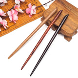 Vintage Sandalwood Hair Sticks for Women - Wedding Hairpin