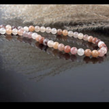 Natural Violet Hand-carved Silk Jade Necklace