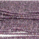 Natural Violet Purple Sapphire Rondelle Beads 4.8mm