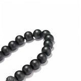 Matte Beads Bracelet with French Bulldog Charm