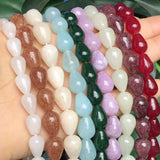 Chalcedony Jades Stone Beads for Jewelry Making