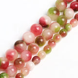 Watermelon Tourmaline Jades Stone Beads for Jewelry Making