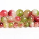Watermelon Tourmaline Jades Stone Beads for Jewelry Making