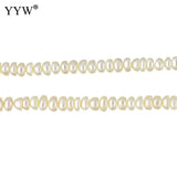 Cultured Button Freshwater Pearl Beads 3-4mm 16in Strand DIY Jewelry Making