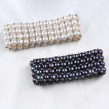 6-7mm Button Freshwater Pearl Beads Bracelet Women