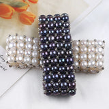 6-7mm Button Freshwater Pearl Beads Bracelet Women