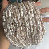 Freshwater Biwa Pearl Beads Strand 7-10*13-21mm
