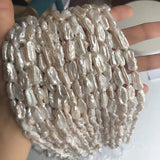 Freshwater Biwa Pearl Beads Strand 7-10*13-21mm