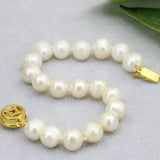 Freshwater Pearl Beads Strand Bracelet Bangle for Women B3176