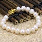 Freshwater Pearl Beads Strand Bracelet Bangle for Women B3176