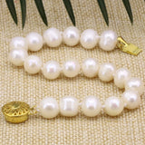 Freshwater Pearl Beads Strand Bracelet Bangle for Women B3176