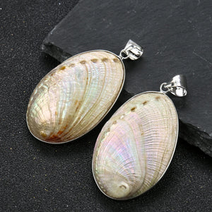 Abalone Shell Pendant Paua Gilding Necklace Earrings Charms
