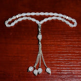 6*9mm Natural Agate Beads Muslim Taisbyha 33 Beads Stone Counter