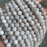 Natural Agate Beads Round Gemstone Loose Beads for Jewelry Making