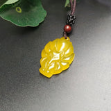 Agate Chalcedony Nine-tails Fox Jade Pendant Lucky Prosperous Marriage