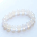 Natural Agate Round Beads Bracelet Ice-like Gift