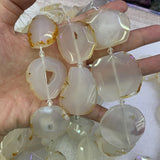 Natural Agate Stone Beads 15'' Irregular DIY Loose Beads For Jewelry Making