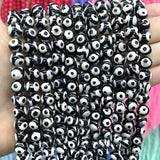 Natural Agates Stone Tibetan Dzi Eyes Round Loose Beads 6-12MM