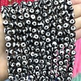 Natural Agates Stone Tibetan Dzi Eyes Round Loose Beads 6-12MM