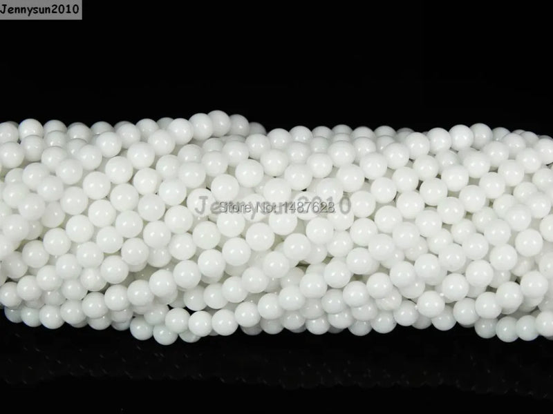 Alabaster Gems Stones 3mm Round Spacer Beads 15'' Strand 5 Strands/Pack