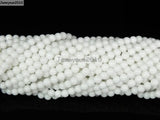 Alabaster Gems Stones 3mm Round Spacer Beads 15'' Strand 5 Strands/Pack