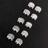 Butterfly Shell Carved Animal Beads Mother of Pearl Charm DIY Jewelry