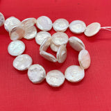 Baroque Freshwater Pearl Necklace DIY Jewelry Making 16-17mm