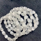 Natural Calcite/Selenite Stone Beads Cat Eye Gemstone Bracelet Gift