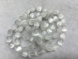 Natural Calcite/Selenite Stone Beads Cat Eye Gemstone Bracelet Gift