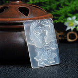 Chalcedony Pisces Pendant Boutique Jewelry Men's Women's Agate Fish Necklace