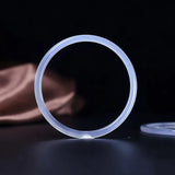 Natural Chalcedony Hand Carved Round Agate Bracelet