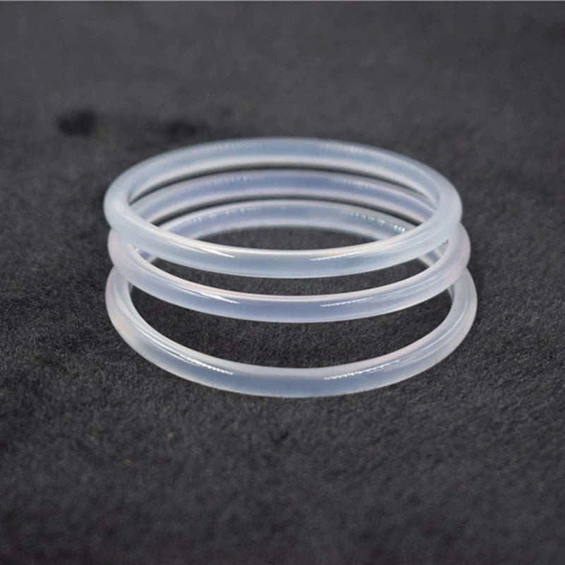 Chalcedony Hand-carved Round Bracelet Men Women Agate Gift