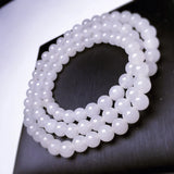 Chalcedony Multi-Circle Bracelet 6mm Bead Necklace Sweater Chain