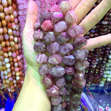 Cherry Quartz Beads 15'' Faceted Irregular Loose Beads