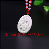 Chinese Jade Bird Pendant Necklace Charm Jewellery for Men Women
