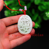 Chinese Jade Bird Pendant Necklace Charm Jewellery for Men Women