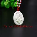 Chinese Jade Bird Pendant Necklace Charm Jewellery for Men Women