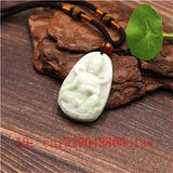 Natural Chinese Jade Guanyin Pendant Necklace Charm