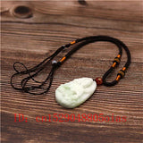 Natural Chinese Jade Guanyin Pendant Necklace Charm