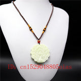 Chinese Jade Peacock Pendant Necklace Charm Jewelry