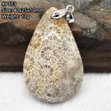 Chrysanthemum Coral Necklace Pendant Jewelry Gift Crystal Beads AAAAA